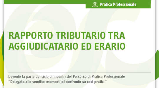 Immagine Rapporto tributario tra aggiudicatario ed Erario: controllo del delegato | Euroconference